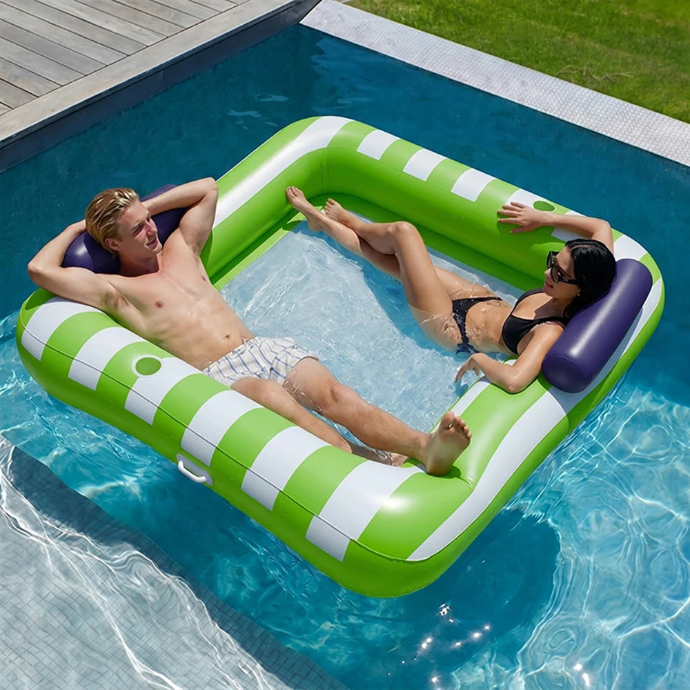 1-chaise-longue-gonflable-flottante-double-a-rayures-carrees-ideale-pour-les-divertissements-aquatiques-estivaux-a-la-plage-et-a-la-piscine