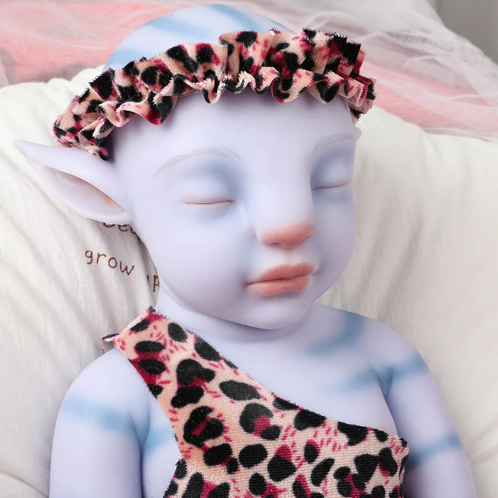 

IVITA WG1806 51cm 2900g 100% Full Silicone Reborn Baby Dolls Lifelike Sleeping Baby Eyes Closed Avatar Film Toys for Kids Gift