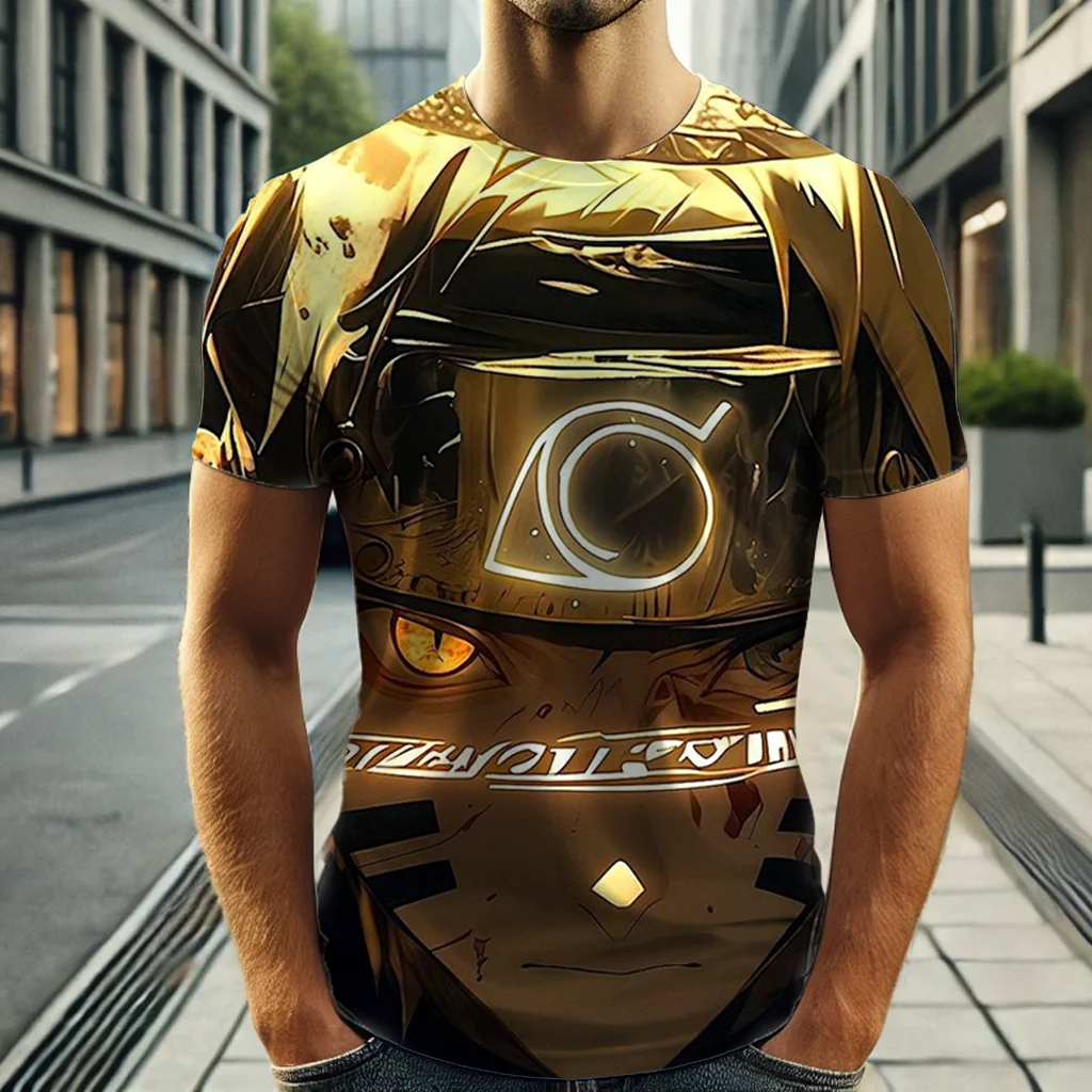 2025 الرجال النساء جديد تي شيرت اليابان شعبية أنيمي ناروتو الجرافيك ثلاثية الأبعاد طباعة Harajuku الصيف قصيرة الأكمام صبي فتاة الاطفال كول تي شيرت