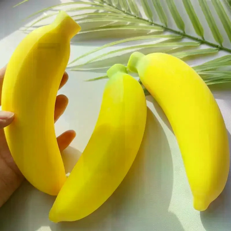 Baby Food Banana - Brinquedo de Banana Macio e de