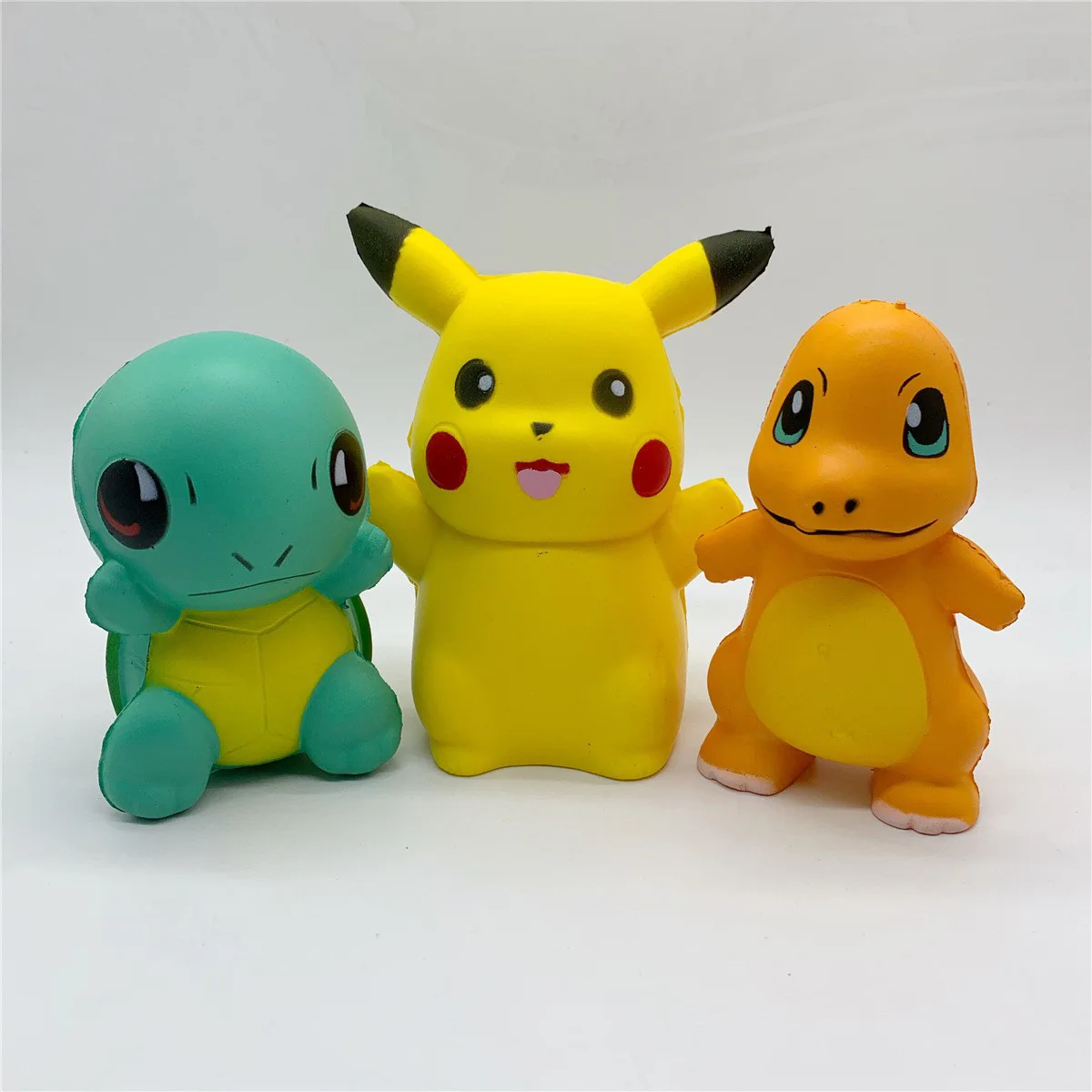 Hot Pokémon Pikachu Squishy Kawaii Anti Stress 3D Decompress Ball Fidget Toys Charmander Slow Rising Squish Doll Kids Boys Gifts