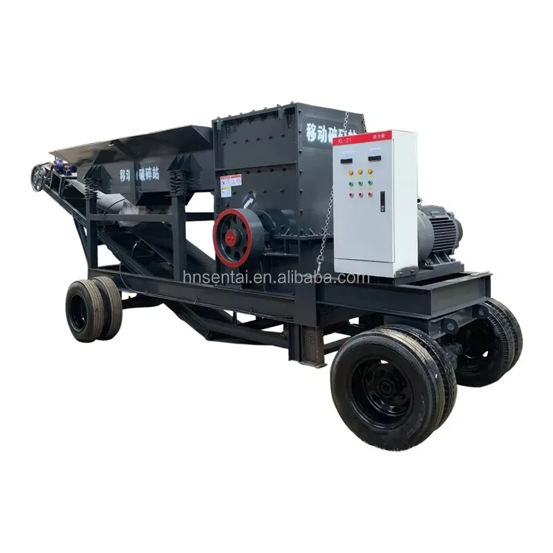 Customized Mobile Crusher For Mining & Quarry - High Capacity Tracked Stone/Rock Crushing Plant For On-Site Aggregate & Sand Pro