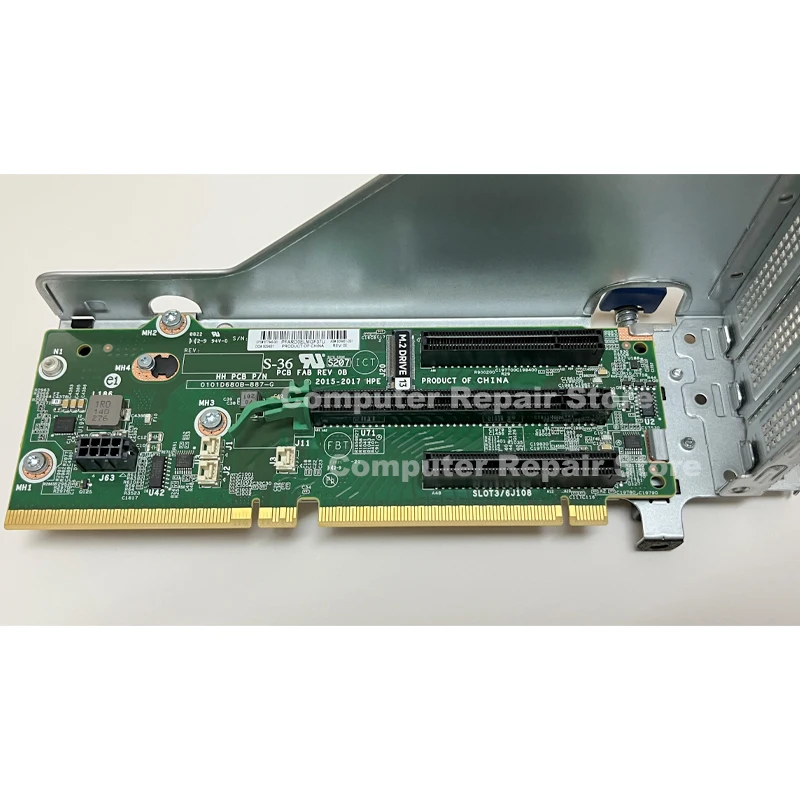 Imagem -02 - Pcie Riser Card com M.2 Adequado para hp Dl388 Gen10 G10 Server 875056001 877946-001 871820-001 809461-001 8x 16x Novo Original