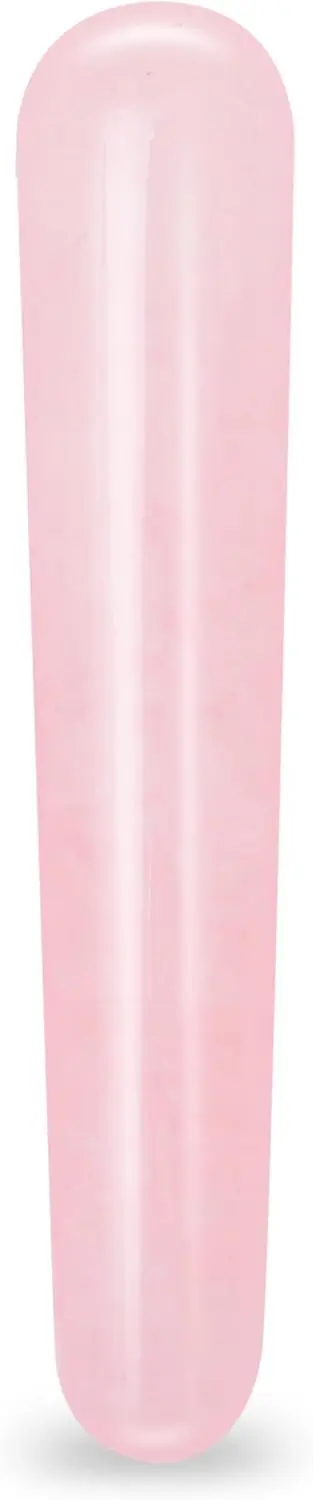 

Natural Pink Crystal Gua Sha Massage Tool for Face, Eyes, Body Relaxation and Pain Relief