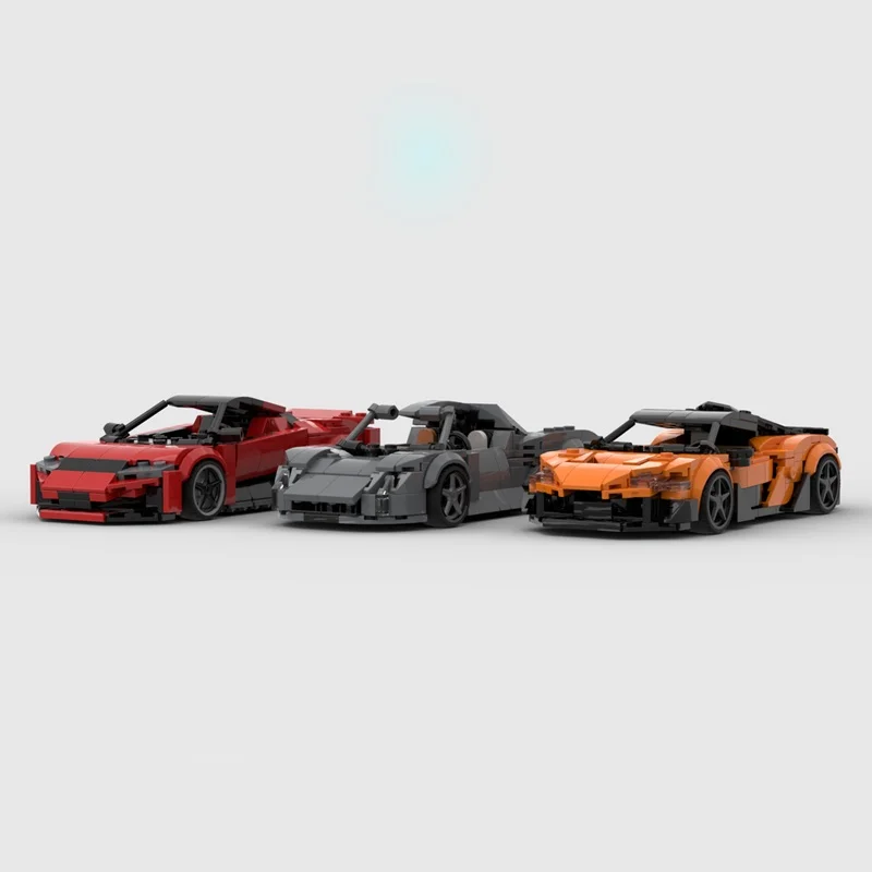 1050 stks MOC Hypercar Heilige Trinity 2 0 Model bouwstenen Bouw speelgoed Monteren DIY creatieve kerstcadeau idee Verjaardag