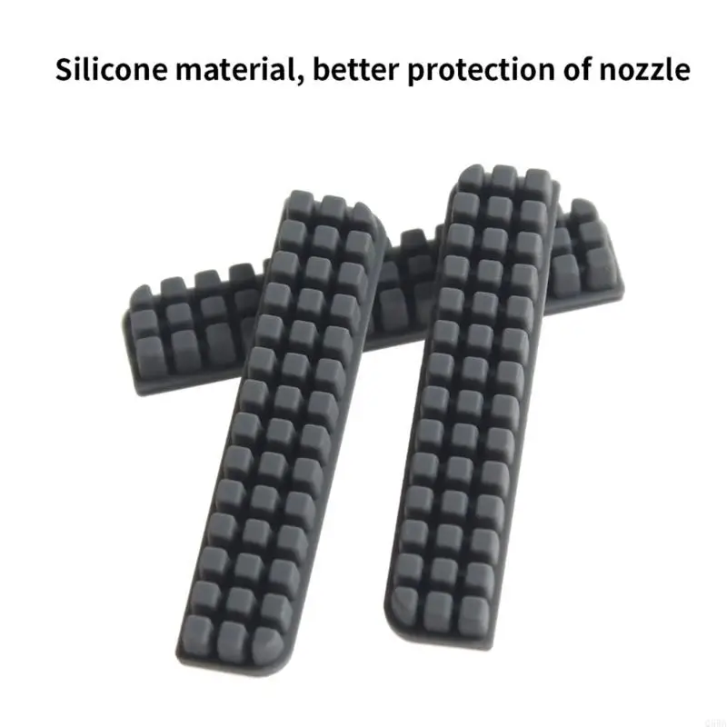 Limpiador boquillas silicona Q5WA para impresoras 3D, alcance completo para limpieza detallada, eficiente y