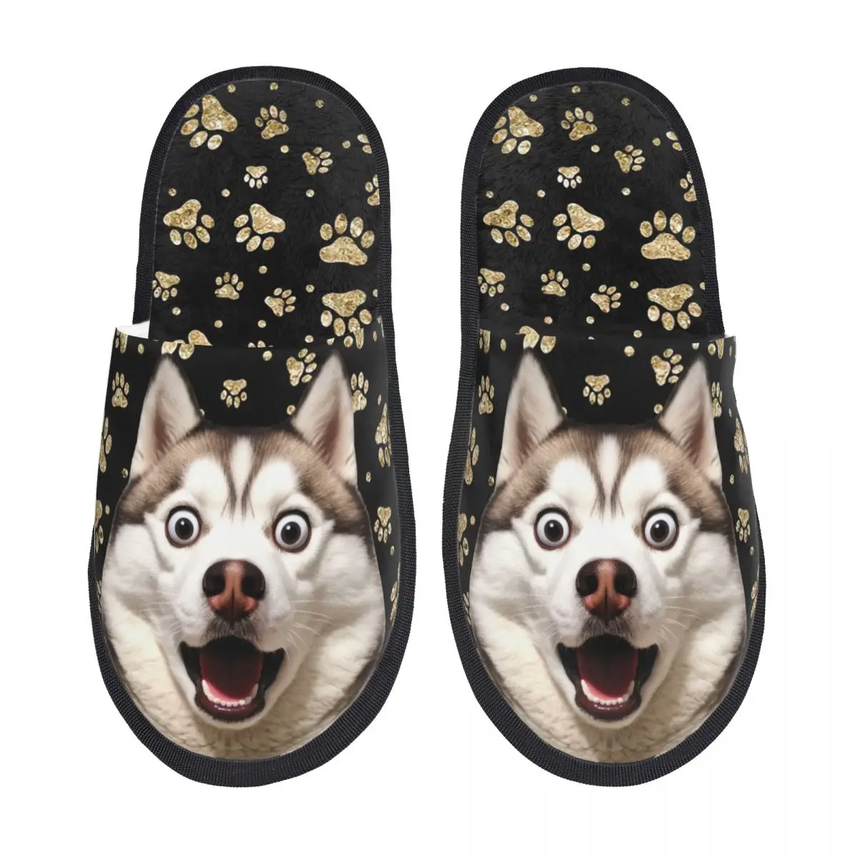 Custom Women Your Dogs Cats Face Meme House Slippers Cozy Warm Animal Lovers Memory Foam Fluffy Slipper Indoor Outdoor Shoes