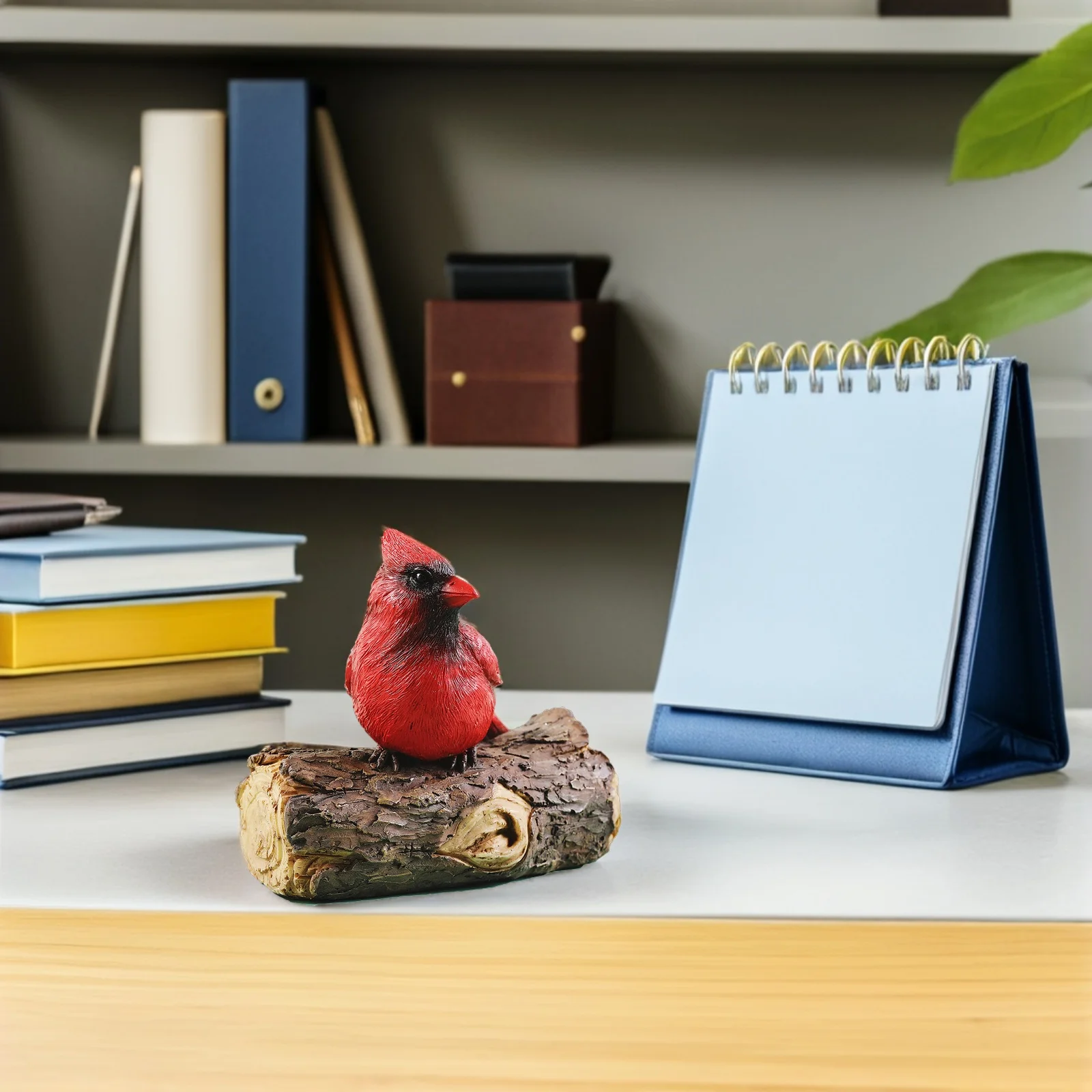 

1Pcs Red Resin Bird Ornament Creative Garden Tree Hanging Pendant Outdoor Yard Decoration Craft Art Resin Bird Ornaments