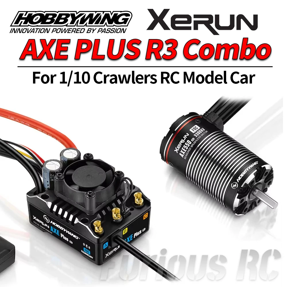 Hobbywing XeRun AXE PLUS R3 Combo 135A ESC 550/540L R2 бесщеточный двигатель с датчиком для 1/10 гусеничного радиоуправляемого модели автомобильные аксессуары