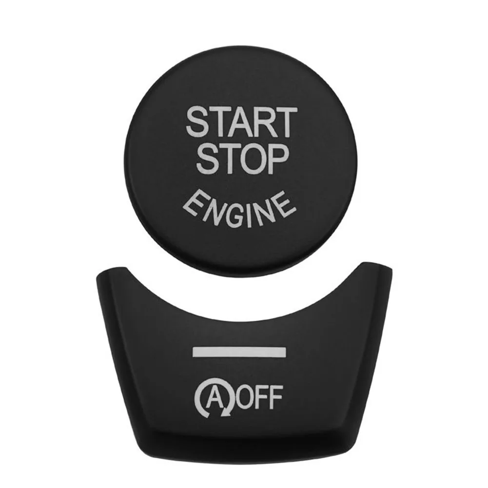 Car Handbrake AUTO H Start Stop Engine Button Knob Cover Sticker Professional Design for BMW 5 6 7 Material Sticker