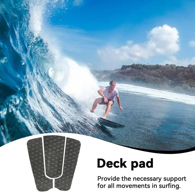 Surf Deck Traction Pad Surf Deck Pads Sterke Zelfklevende Tractie Mat Surfen Accessoires Comfortabele Skimboard Grip Pad Voor