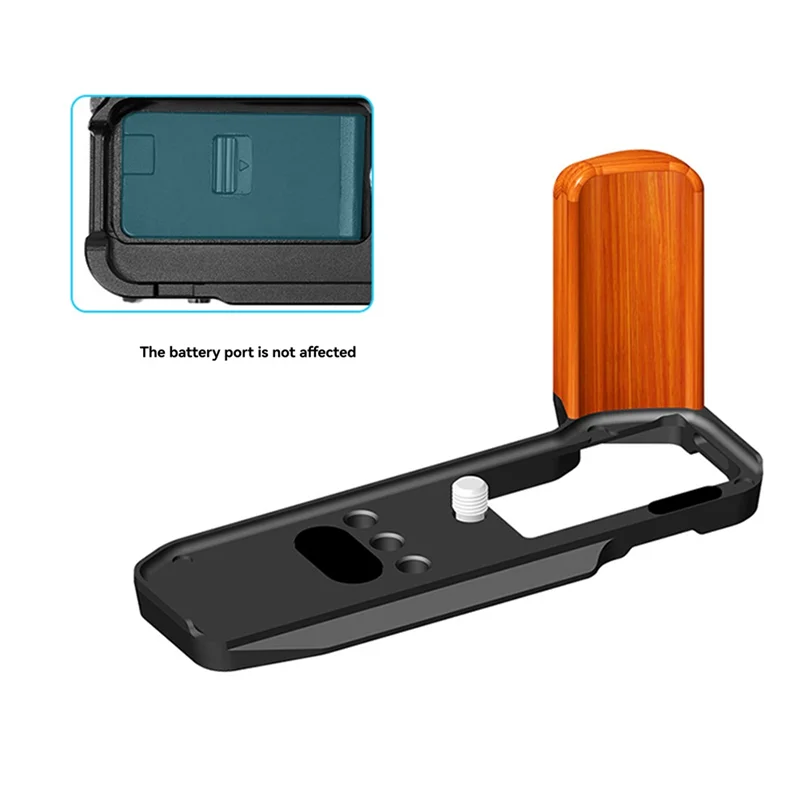 AT93-For Fuji X-M5 Camera Handle Bottom Plate Base L Plate For Fuji X-M5 L-Shaped Mounting Plate For Fuji X-M5