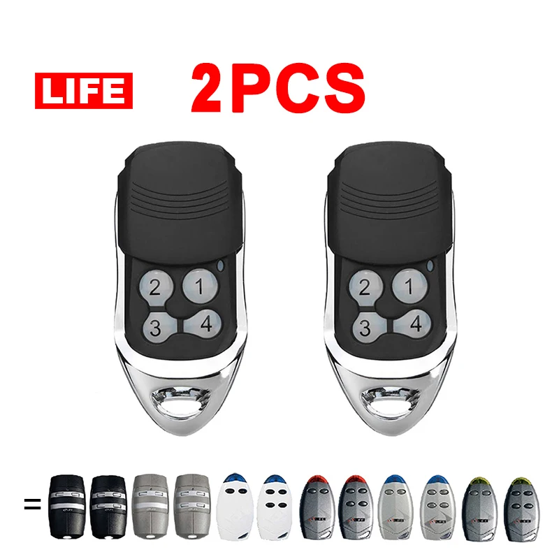 

2PCS LIFE 433.92MHz Remote Control For LIFE FIDO2 FIDO4 BRAVO2 STAR2 VIP2 VIP2R Garage Door Opener Gate Control Command