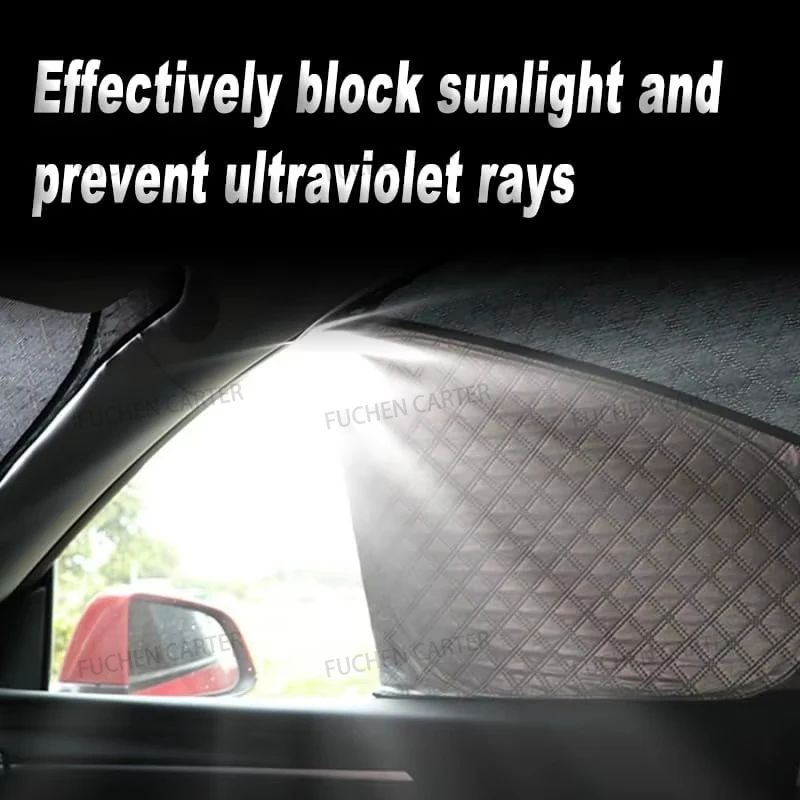 Upgrade Privacy Sunshade For Tesla New Model YL 2026 Front Rear Side Window Sun Shades Windshield Blind Shading Outdoor Camping