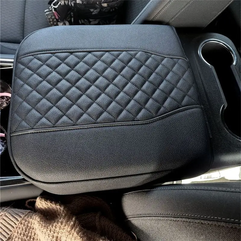 AC76-For Chevy Silverado GMC Sierra 1500 2019-2025 Tahoe Suburban Yukon 2021-2025,Bucket Seat Center Console Armrest Cover