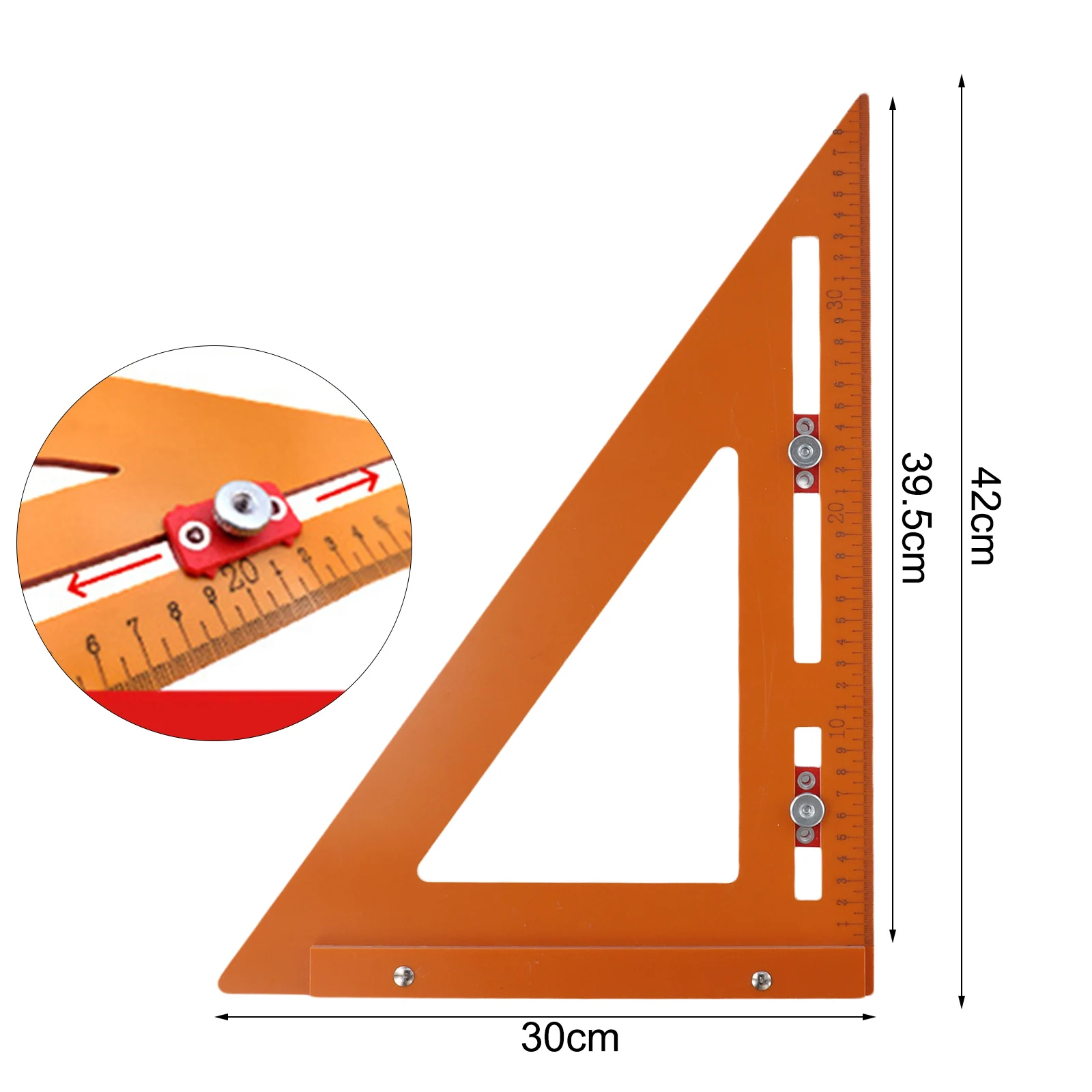 Positioning Slider 2-in-1 Woodworking Square Compatible Drill Bit Size 3-4mm Convenient Transport Effortless Drilling Locator
