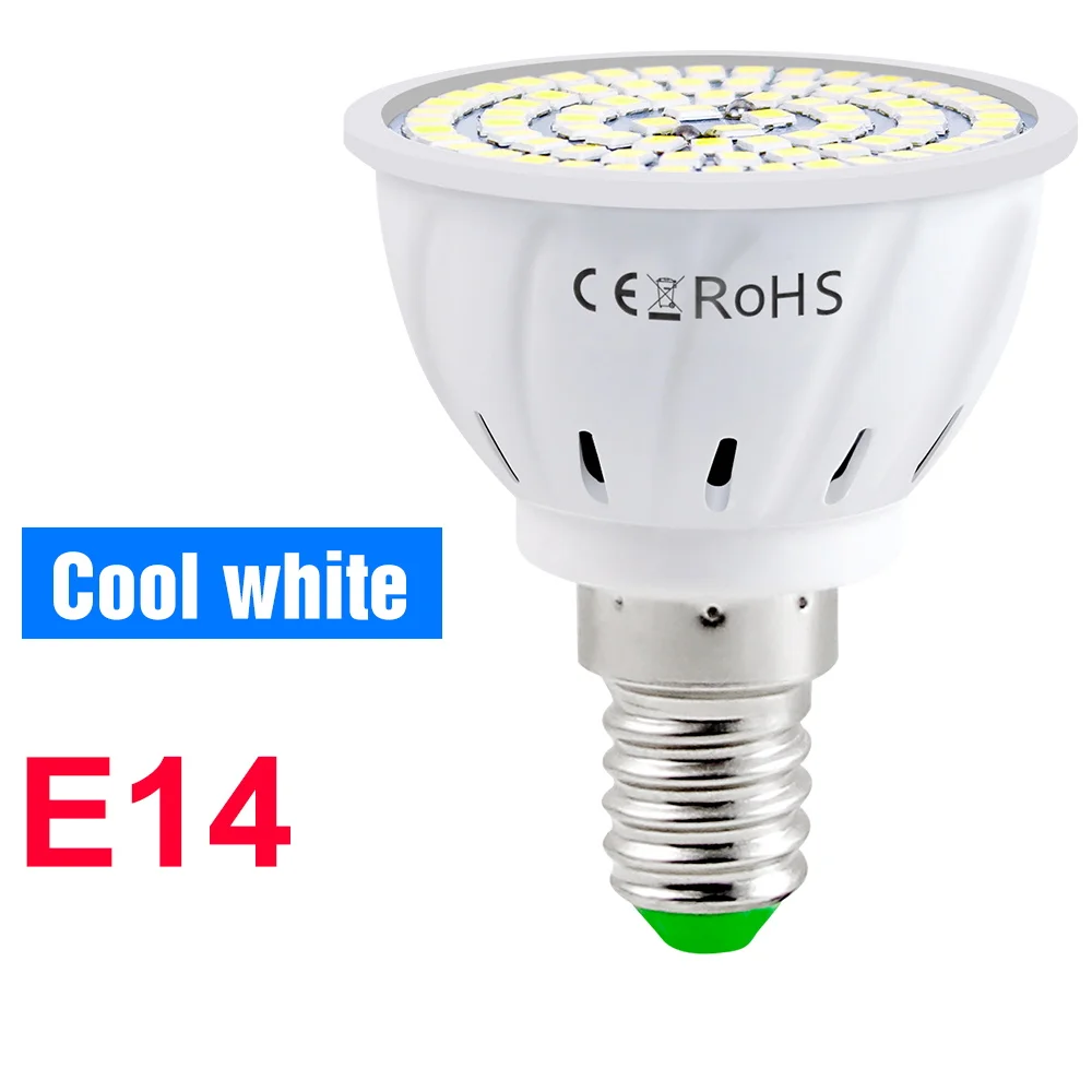 Led E27 Lamp Gu10 Spotlight Lamp E14 Warm Wit Licht B22 Led Lamp Ac 220-240V Voor Huis Woonkamer Slaapkamer Studeerkamer Kroonluchters