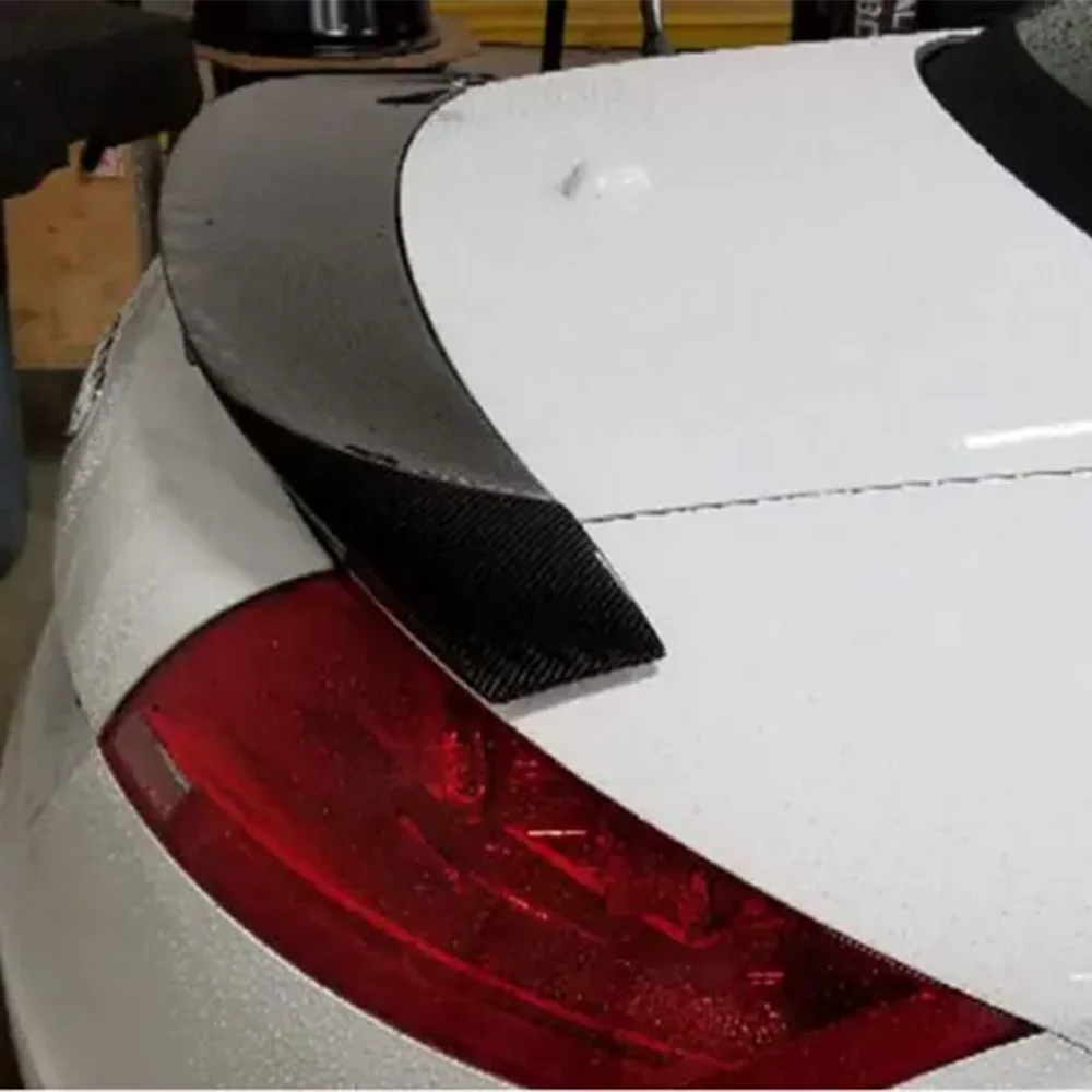 TT TTS Carbon Fiber  Rear Trunk Spoiler Wing Fit For audi TT TTS 2008-2014 ,100% tested well