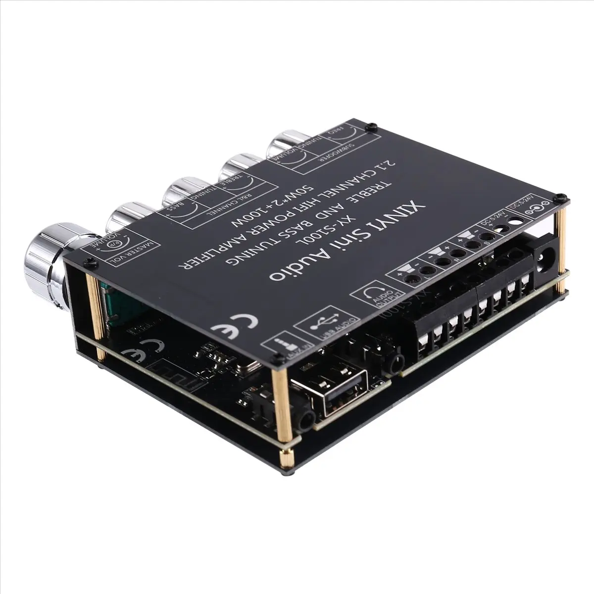 XY-S100L 2.1 Channel Bluetooth Audio Power Amplifier Module High and Low Subwoofer