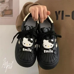 Hello Kitty Anime Kawaii Sanrio Scarpe calde Bambini Ins Simpatico cartone animato Kt Cat Studenti Scarpe da ginnastica casual con suola spessa Regali per ragazze