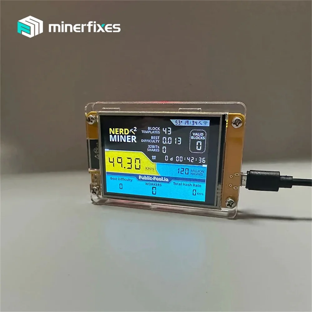 Imagem -03 - Bitcoin Miner para Uso Doméstico Btc Bch Bsv Dgb Mineração Loteria Sha256 Btc Bch Bsv