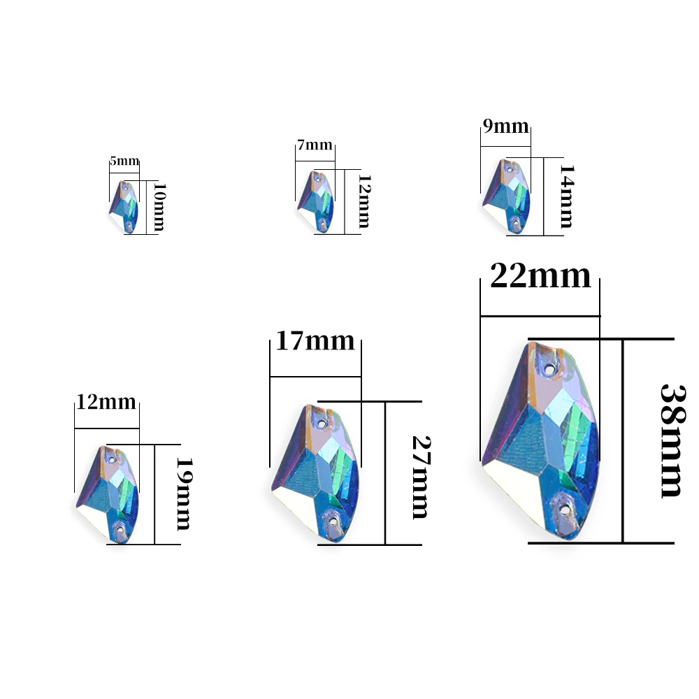 VC galáctico multipleplas cores de alta kvalitet k9 vidro costurar em ستراس كريستال بظهر مسطح pedras de costura para acessorias #6