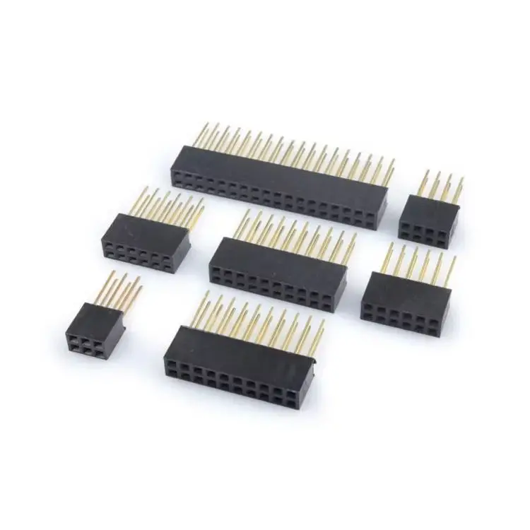 1 Piece 2.54mm 2x10P/16P/20P/25P/32P/40 Pin Female Stacking Header Connector Dual Row 2x20P PC104 For Raspberry Pi 2 Mode