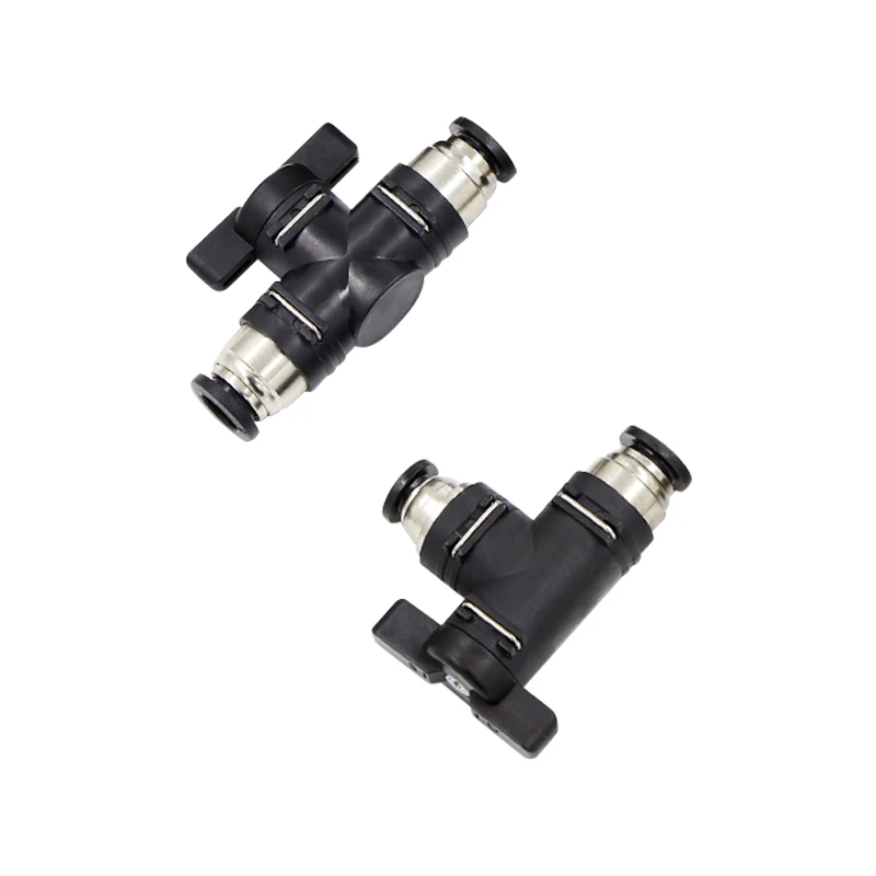 BUC BUL BUM BLM4 6 8 10 12mm Pneumatic Fitting Quick Connector Air Tube Connector Manual Valve Steering Switch Manual Ball Valve