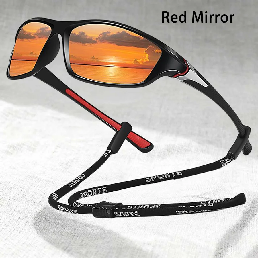 Modische Sicherheits-Sonnenbrille mit Kette für Männer und Frauen, zum Laufen, Bergsteigen, Radfahren, MTB, Outdoor-Sport, Schutzbrille – Detail 8
