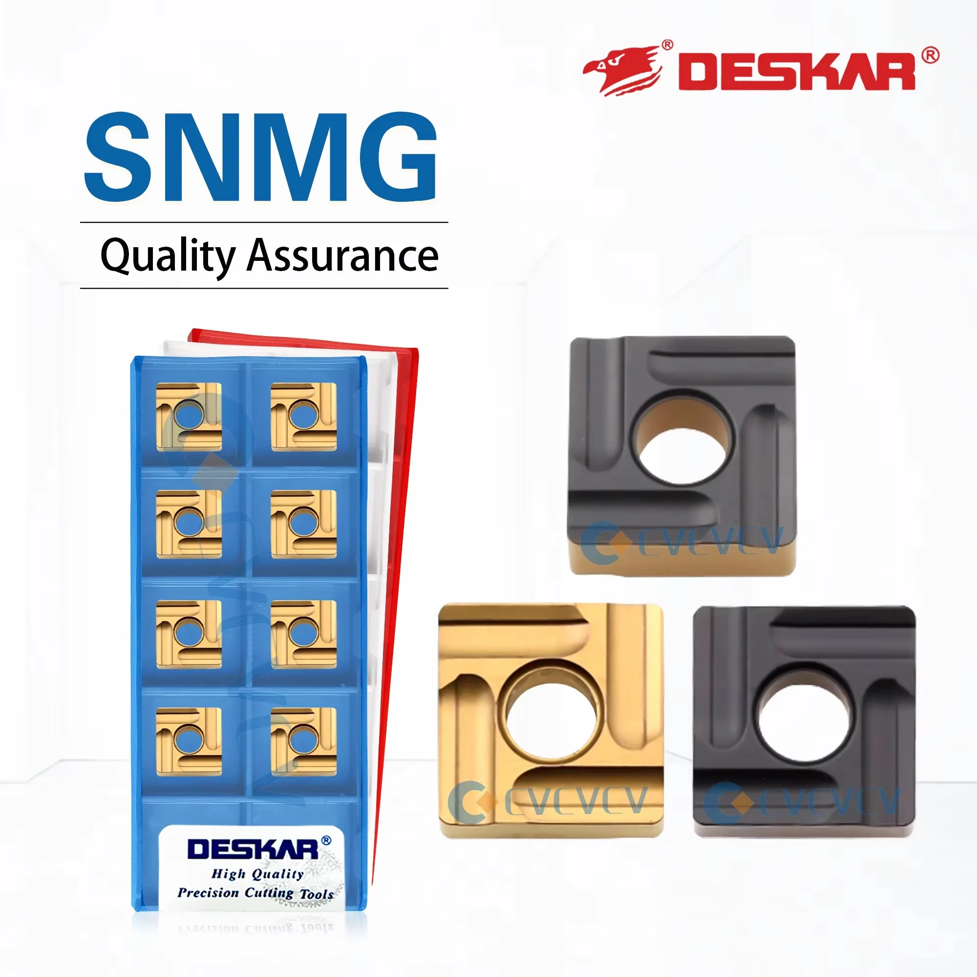 SNMG120404R-S SNMG120408L-S LF9018 LF9118 LF9218  DESKAR 100% Original Lathe Blade Numerical Control Processed Steel Parts Tools