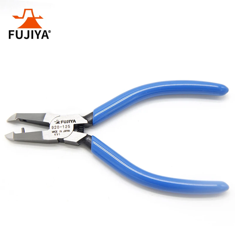 FUJIYA 920-125 45° Electronic Diagonal Pliers Model Plastic Nippers Precision Tool Copper Wire Cutter Resin Cutting Pliers