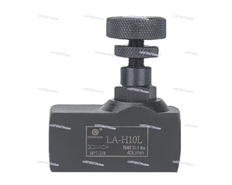 Throttle valve Hydraulic pneumatic one-way pipe flow control valve LA-H10L/H16L/H20L threaded shut-off valve