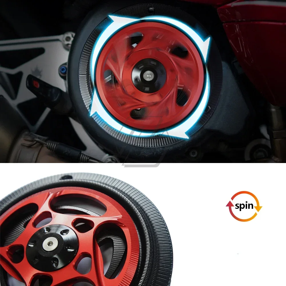 Motorcycle accessories For Vespa Sprint Primavera 150 125 2013-2022 Motorcycle Accessories Rotating Engine Cover Protector