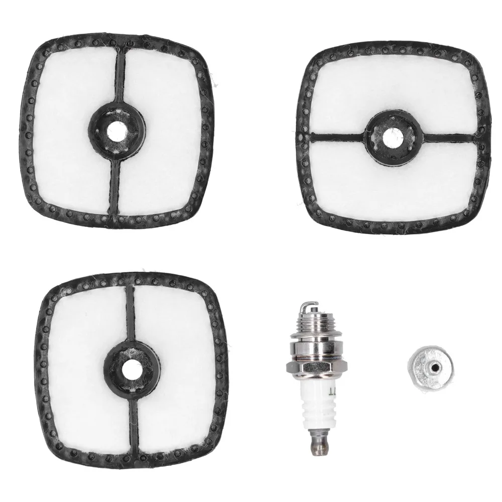 ABS Air Filter Kit White Compact Air Filter Tune Up Kit for Echo 90074 90152 SRM211 SRM210 SRM225 GT200 GT225 GT201 PB200
