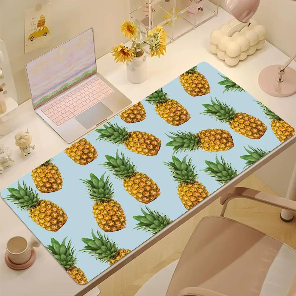 

pineapple Mouse Pad Tablet mouse Pad Laptop xl desktop mouse pad, cute HD Rainbow Gaming keyboard pad, csgo Player, 90x40