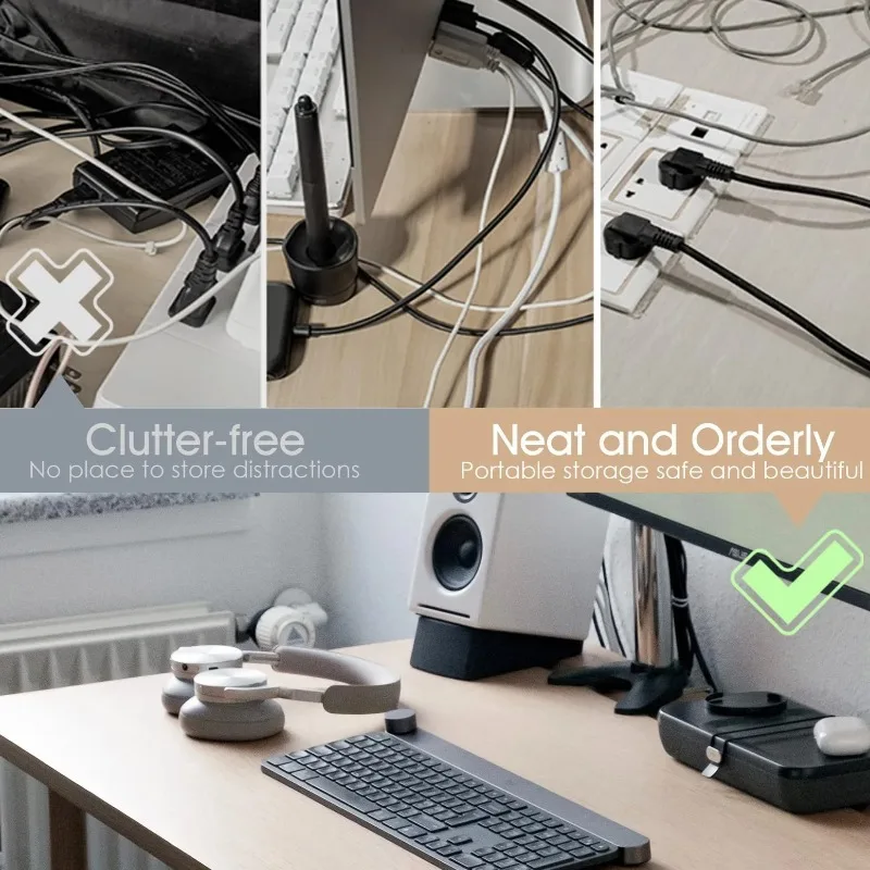 Portable cable organizer, data cable, headphone cable storage, charging cable organizer, household storage accessories image 5