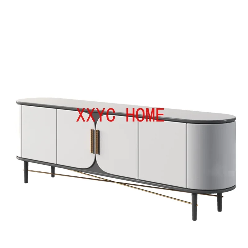 

American Light Luxury Style Solid Wood TV Cabinet Bedroom Living Room Post-Modern Minimalist Floor Cabinet