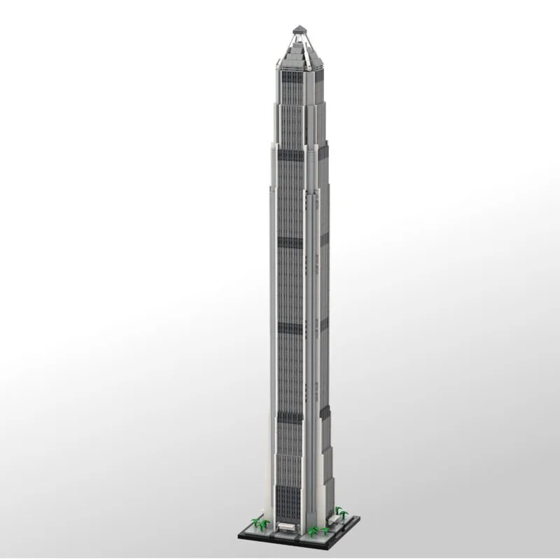 

Architectural Skyscraper Building Block Set - 2716pcs MOC Model Kit, 1:800 Scale Replica, Creative Assembly for Architecture Ent