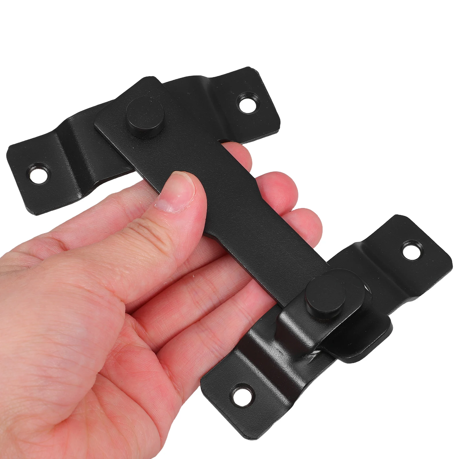 

Stainless Steel Door Latch Shed Barn Fence Gate Lock Hardware Bolt Buckle Metal Durable Thickened Design Sliding Doors Garden