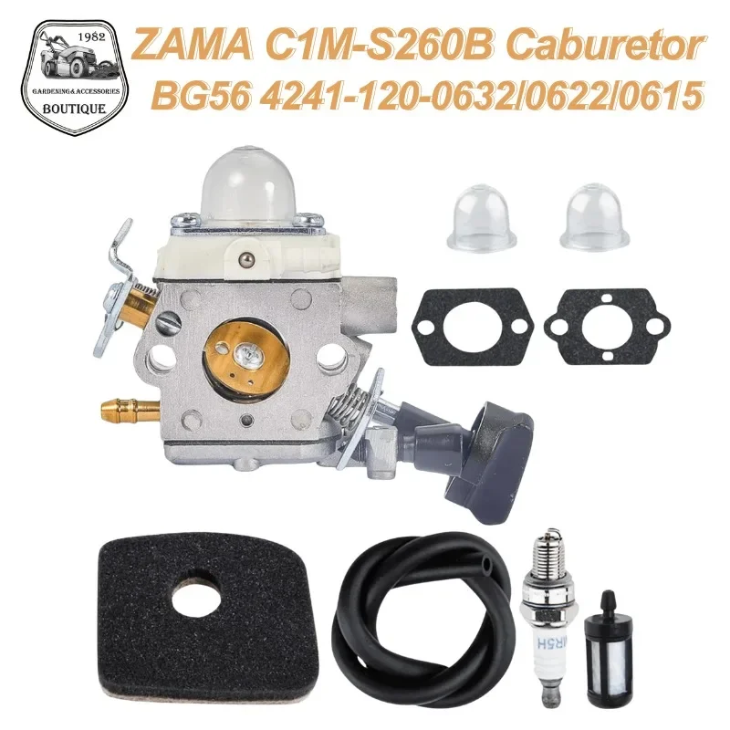 

Bon Go 3 Carburetor YFor Bg56 Bg86 Sh56 Sh86 Carburetor 4241-120-0607 Blower 0.23kg China Alloy Carburetors