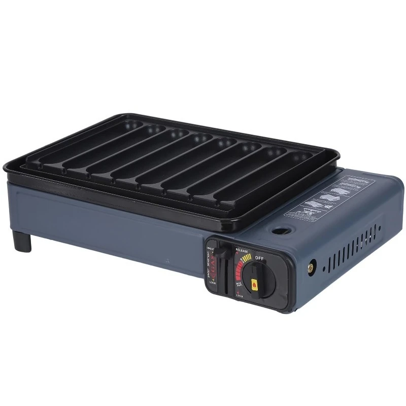 

Factory Outdoor Portable Grill Multifunctional Portable Butane Camping Gas Grill Sausage Grill