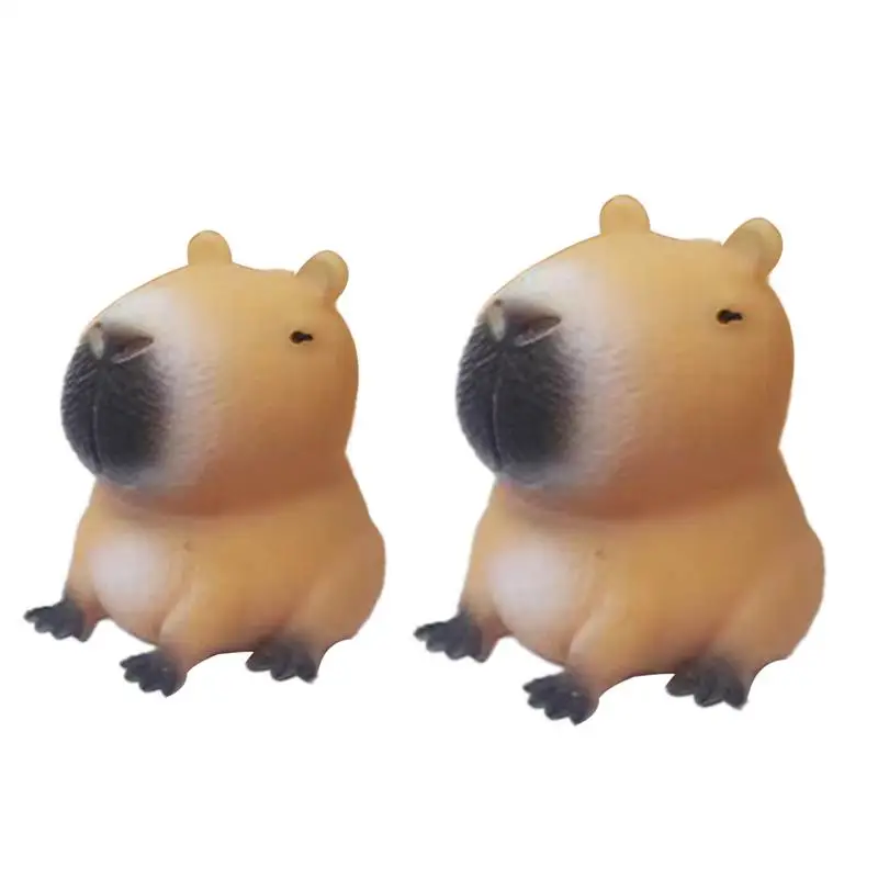 Soft Capybara Stress Relief Balls Autism Sensory Toys For Stress And Anxiety Relief Cute Snap back Toys For Kids And Adults