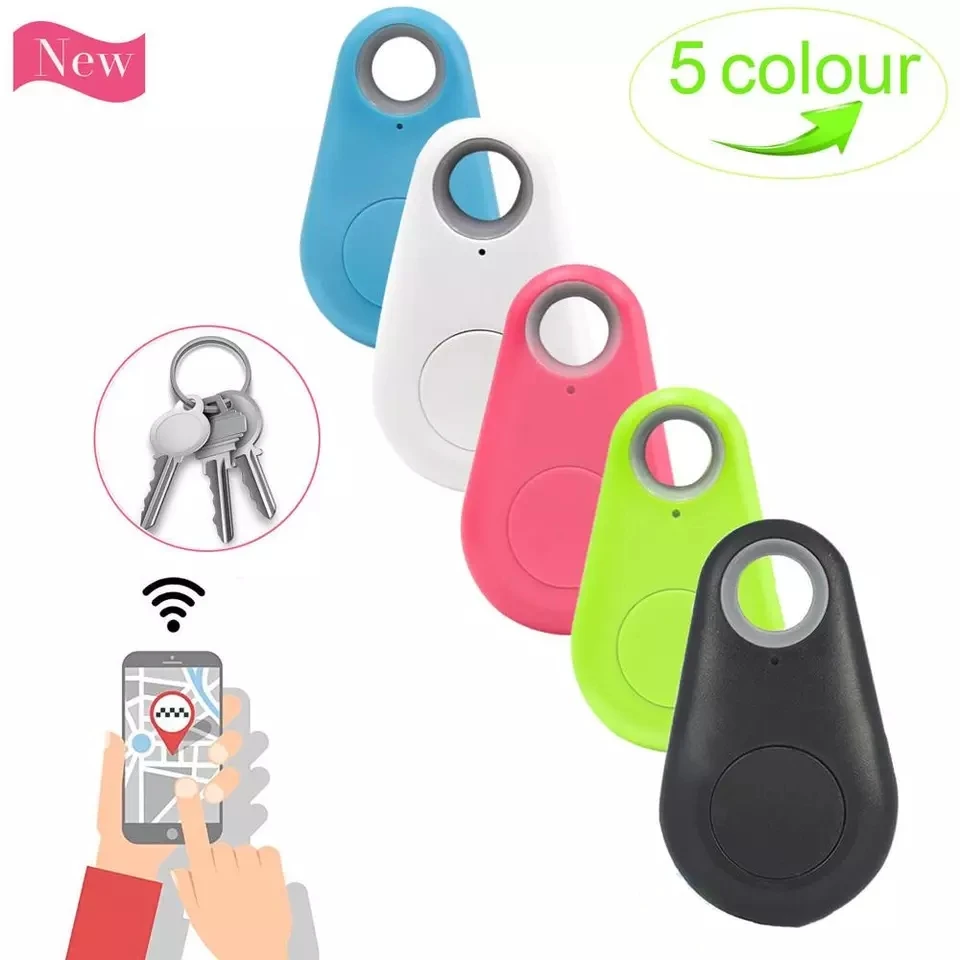 Portable Mini GPS Bluetooth Anti Lost Tracker For Old Men Kid Pet Bluetooth 5.0 Mobile Key Round Tracking Smart Finder Locator