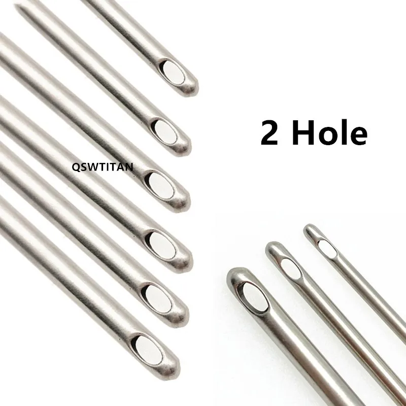 Liposuction Cannula Two Holes Stainless Steel Fat head two holes Harvesting Cannula Transfer Needle Liposuction Tools