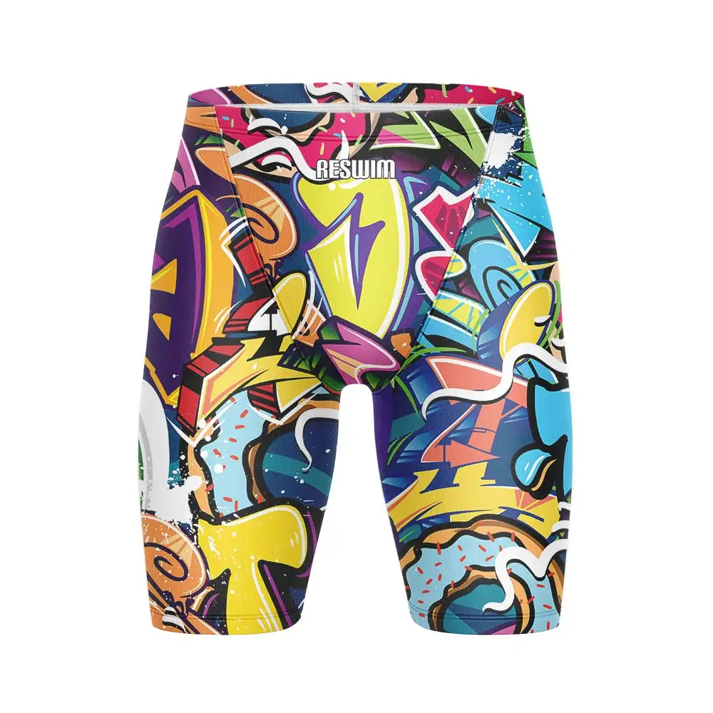 Zomer Heren Print Zwembroek Shorts Sneldrogende Zwembroek Sport Zwemtrainingsbroek Badpak Strand Surfen Stoorzenderbroek