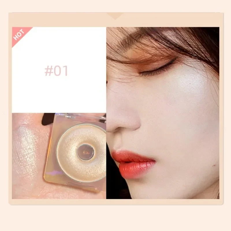 Judydoll-maquillaje en polvo brillante para el contorno de la cara, iluminador de paleta con luz de agua, cosméticos