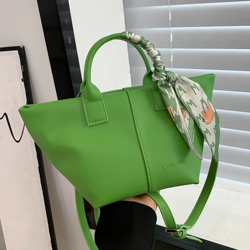 VeryMe-Bolso cruzado de cuero PU de alta calidad para mujer, bandolera Simple de Color sólido, de diseñador de lujo