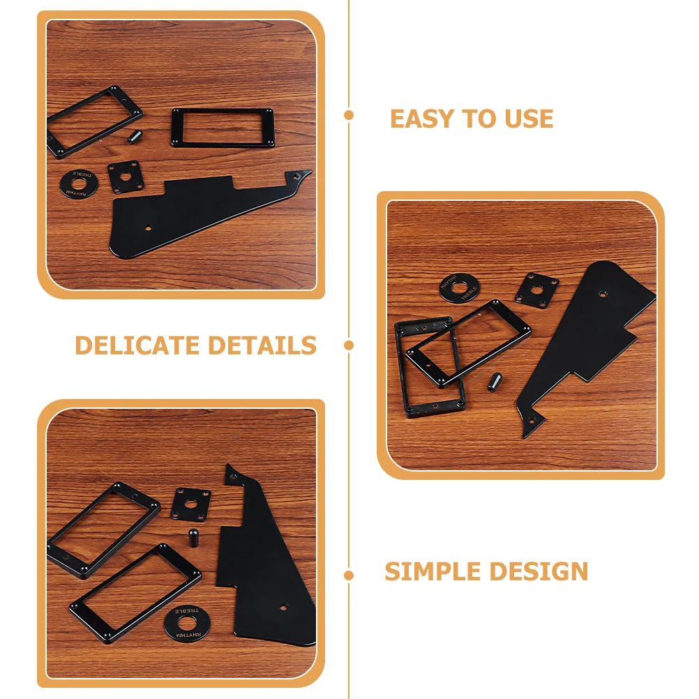 

1 Set Pickguard Scratch Plate Acoustic Electric Folk Guitar Protective Board Durable Lightweight Plastic Pick Guards Guitar