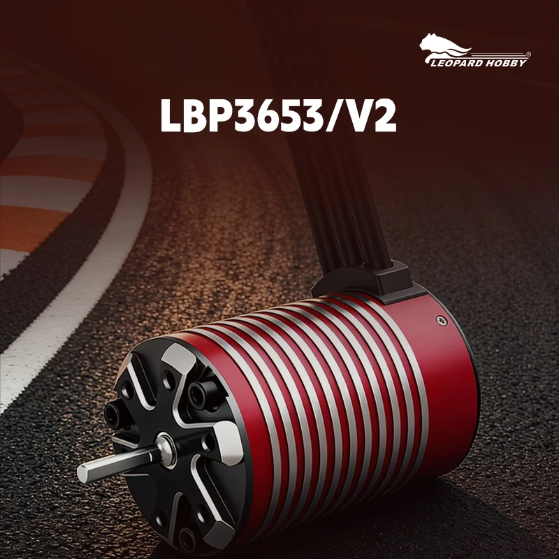 LEOPARD LBP3653 V2 4-poliger sensorloser Brushless-Motor 3450KV 4550KV 5500KV Inrunner mit hohem Drehmoment für 1/10 1/8 RC Auto Boot