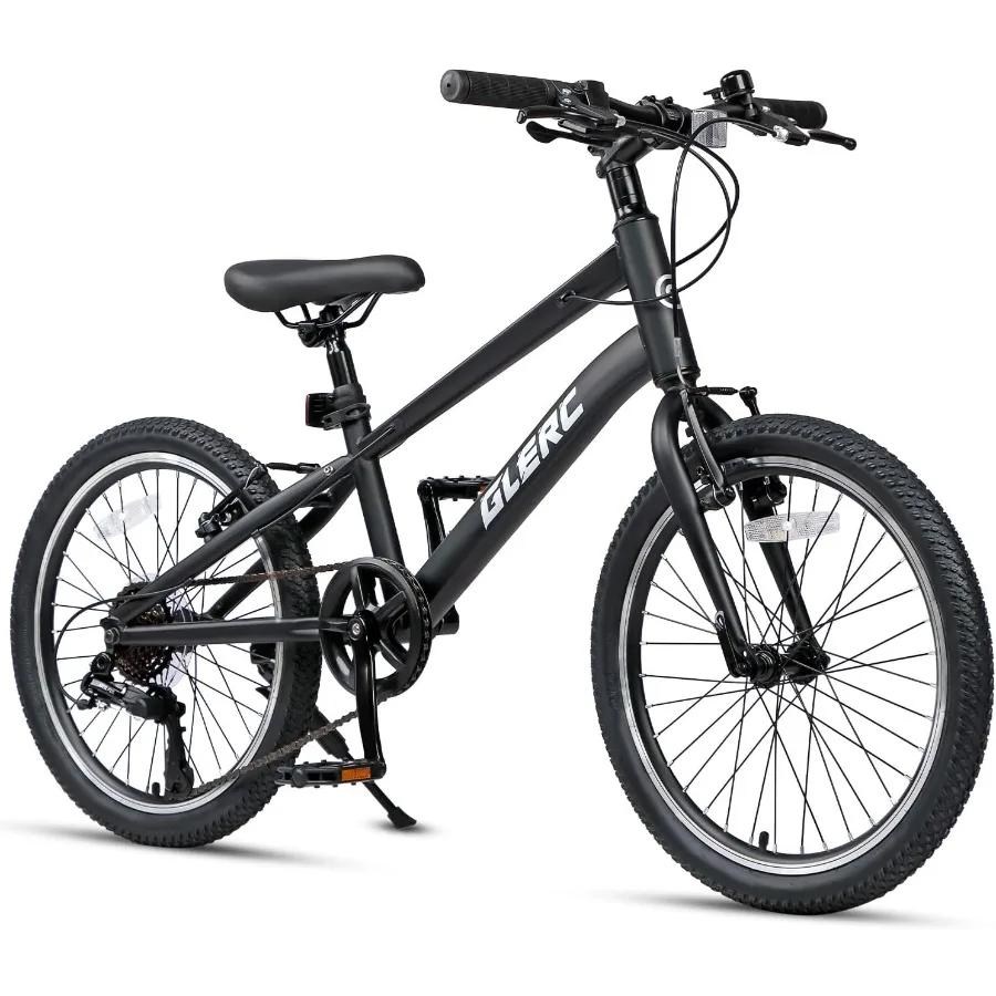 

2024 24 Inch Bike 7-Speed 's Bicycle for Boys and Girls Ages 6-15 Features Dual Brakes and Kickstand for Enhanced Safety and Co